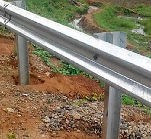 W Beam Crash Barrier